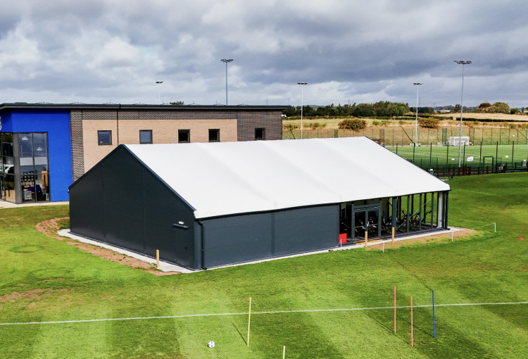 Fabric structure exterior